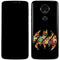 DC Comics Batman Silhouette Logo Vintage Pattern Moto E5 Plus Skin