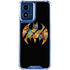 DC Comics Batman Silhouette Logo Vintage Pattern Moto G Play 4G (2024) Clear Case