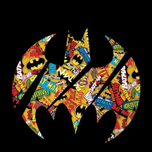 DC Comics Batman Silhouette Logo Vintage Pattern Moto G6 Skin