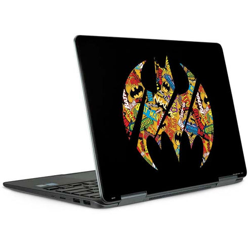 DC Comics Batman Silhouette Logo Vintage Pattern Notebook 9 Pro 13in (2017) Skin