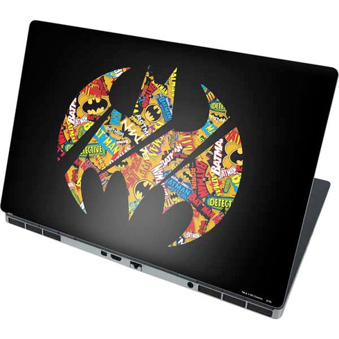 DC Comics Batman Silhouette Logo Vintage Pattern Dell Precision Skin