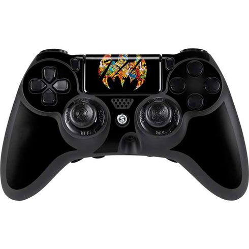 DC Comics Batman Silhouette Logo Vintage Pattern PlayStation PS4 Skins