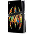 DC Comics Batman Silhouette Logo Vintage Pattern PS5 Pro Disk Console Skin