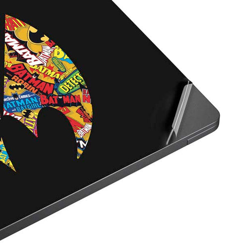 DC Comics Batman Silhouette Logo Vintage Pattern Surface Laptop 7 15in Skin