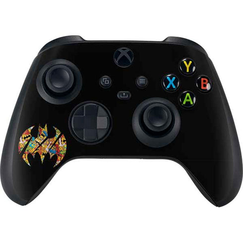 DC Comics Batman Silhouette Logo Vintage Pattern Xbox Series X Skins