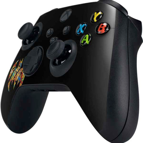 DC Comics Batman Silhouette Logo Vintage Pattern Xbox Series X Controller Skin