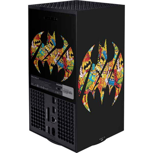 DC Comics Batman Silhouette Logo Vintage Pattern XBox Series X Digital Edition Bundle Skin
