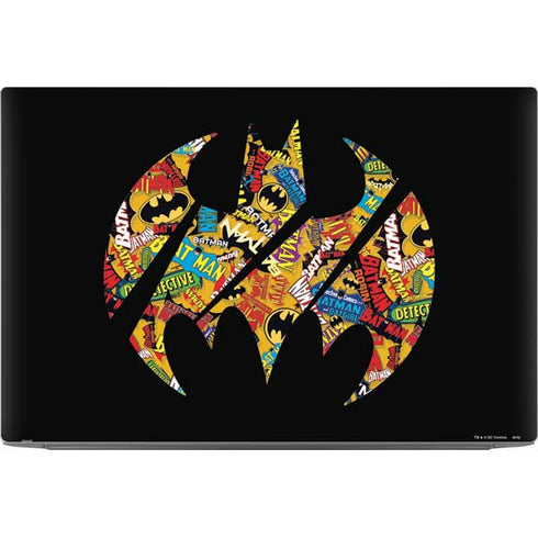 DC Comics Batman Silhouette Logo Vintage Pattern Dell XPS Skin