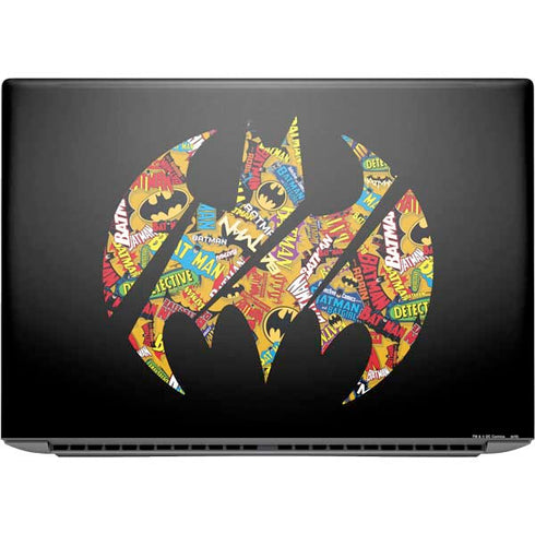 DC Comics Batman Silhouette Logo Vintage Pattern HP ZBook Fury 16 G10 Skin
