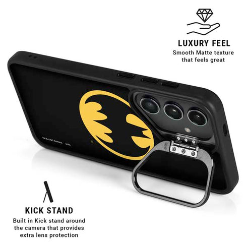 DC Comics Batman Logo Galaxy S25 Kickstand Case