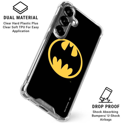 DC Comics Batman Logo Galaxy S26 Clear Case