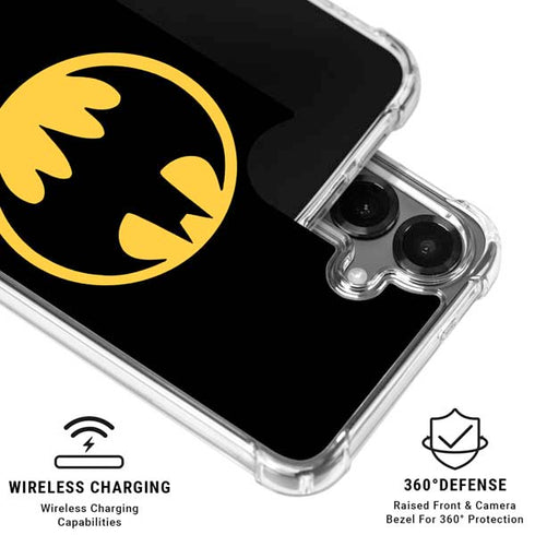 DC Comics Batman Logo Galaxy S26 Plus Clear Case