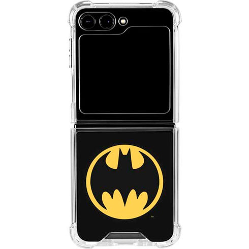 DC Comics Batman Logo Galaxy Z Flip6 Clear Case