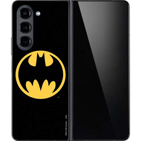 DC Comics Batman Logo Galaxy Z Fold5 5G Skin