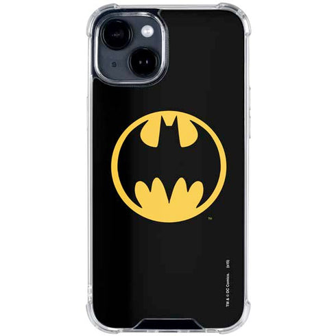 DC Comics Batman Logo iPhone 15 Clear Case