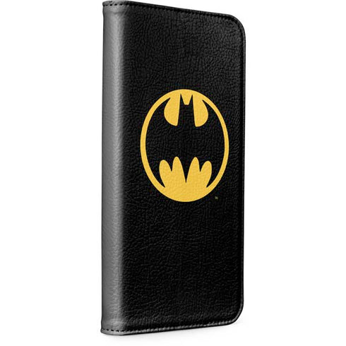 DC Comics Batman Logo iPhone 15 Plus Folio Case