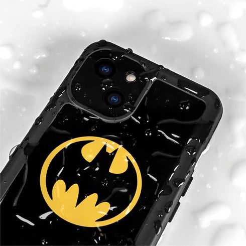 DC Comics Batman Logo iPhone 15 Plus Waterproof Case