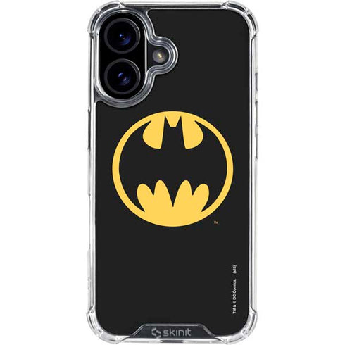 DC Comics Batman Logo iPhone 16 Clear Case
