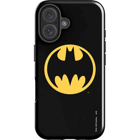 DC Comics Batman Logo iPhone 16 Plus Impact Case