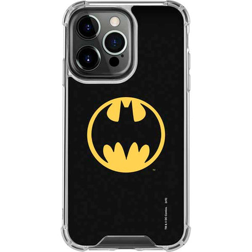 DC Comics Batman Logo iPhone 16 Pro Clear Case