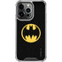 DC Comics Batman Logo iPhone 16 Pro Clear Case