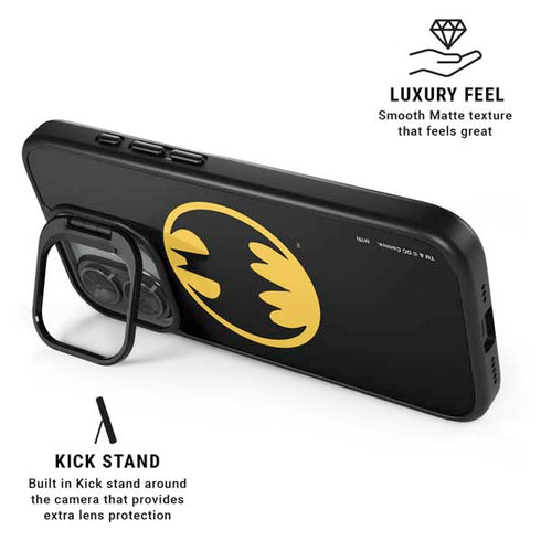 DC Comics Batman Logo iPhone 17 Kickstand Case