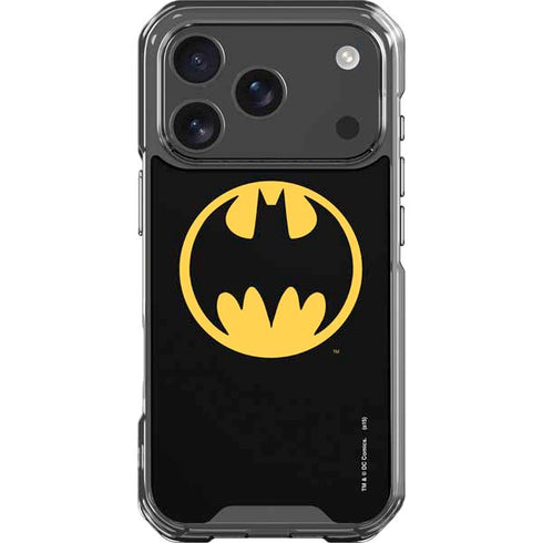DC Comics Batman Logo iPhone 17 Pro Clear Case
