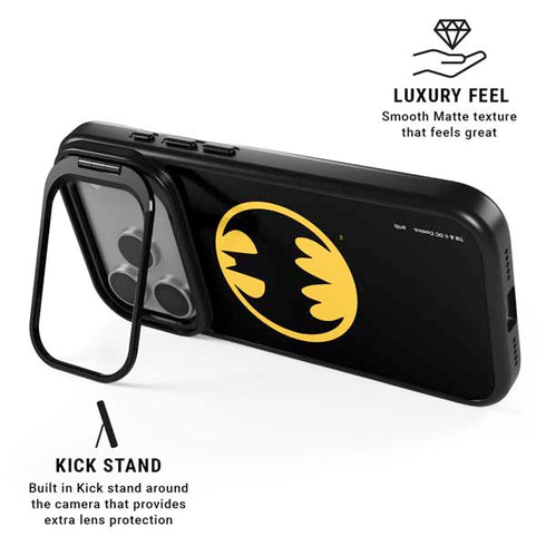 DC Comics Batman Logo iPhone 17 Pro Kickstand Case