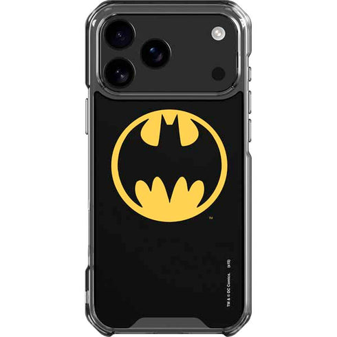 DC Comics Batman Logo iPhone 17 Pro Max Clear Case
