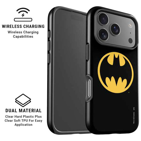 DC Comics Batman Logo iPhone 17 Pro Max Magsafe Impact Case