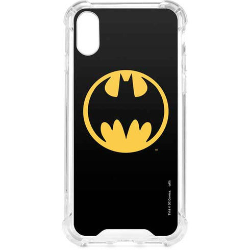 DC Comics Batman Logo iPhone XS Clear Case