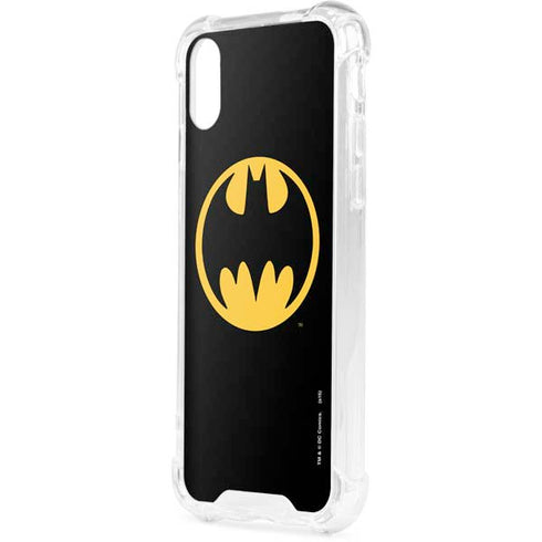 DC Comics Batman Logo iPhone XS Clear Case