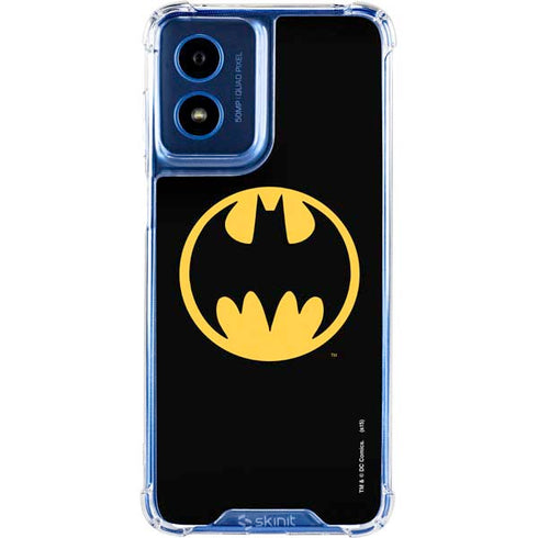 DC Comics Batman Logo Moto G Play 4G (2024) Clear Case