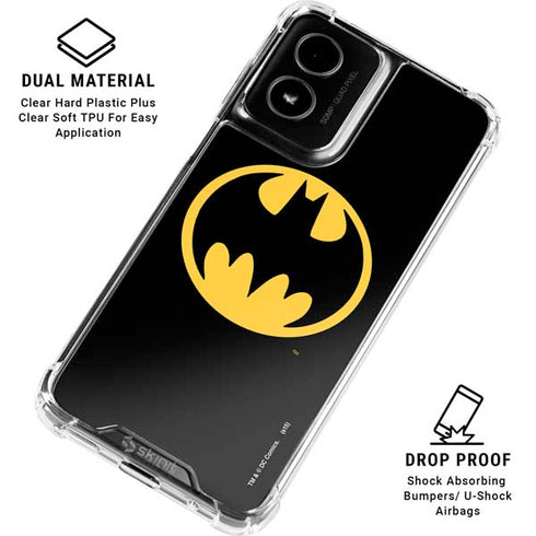 DC Comics Batman Logo Moto G Power 5G (2024) Clear Case