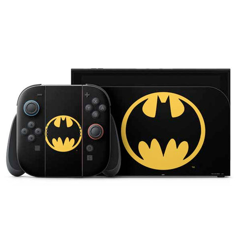 DC Comics Batman Logo Nintendo Switch 2 (2025) with Joy-Con Skin
