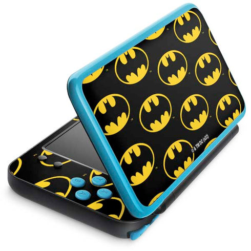 DC Comics Batman Logo Pattern Nintendo Skins