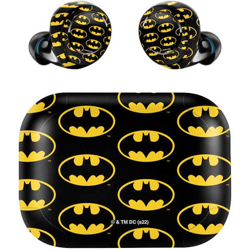 DC Comics Batman Logo Pattern Amazon Echo Buds Skin