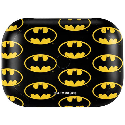 DC Comics Batman Logo Pattern Amazon Echo Buds Skin