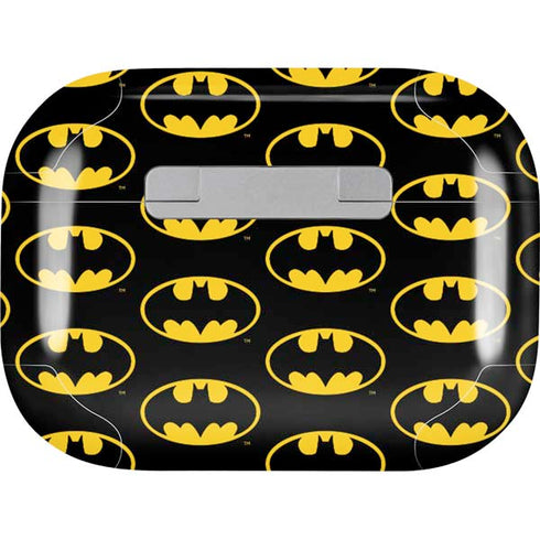 DC Comics Batman Logo Pattern Apple AirPods Pro Skin