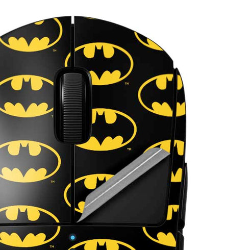 DC Comics Batman Logo Pattern G Pro Wireless Gaming Mouse Skin