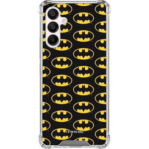 DC Comics Batman Logo Pattern Galaxy A16 5G Clear Case