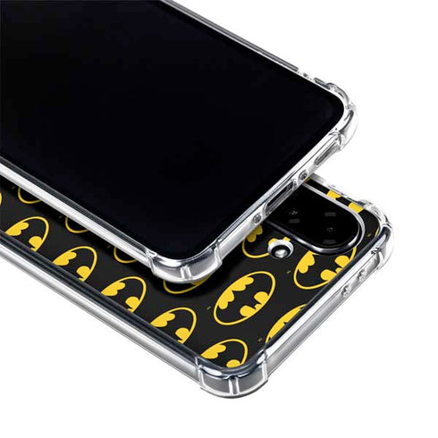 DC Comics Batman Logo Pattern Galaxy A36 5G Clear Case