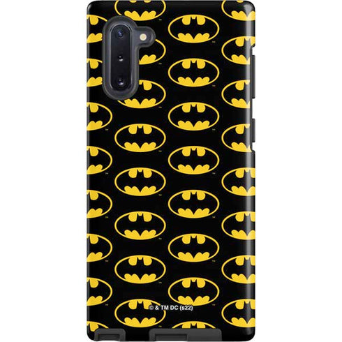 DC Comics Batman Logo Pattern Galaxy Cases