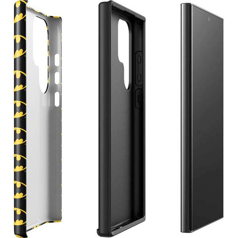 DC Comics Batman Logo Pattern Galaxy S23 Ultra Pro Case