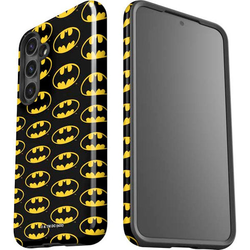 DC Comics Batman Logo Pattern Galaxy S25 Impact Case