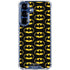 DC Comics Batman Logo Pattern Galaxy S25 Clear Case