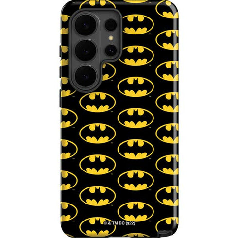 DC Comics Batman Logo Pattern Galaxy S26 Ultra Impact Case