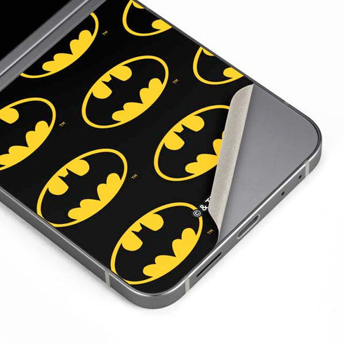 DC Comics Batman Logo Pattern Galaxy Z Flip6 Skin