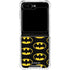 DC Comics Batman Logo Pattern Galaxy Z Flip6 Clear Case