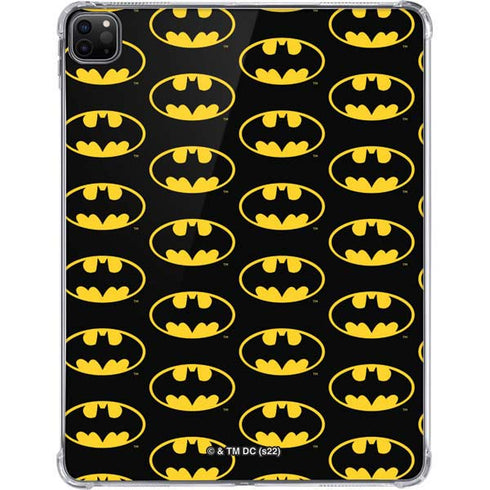 DC Comics Batman Logo Pattern iPad Pro 11in (2024) Clear Case